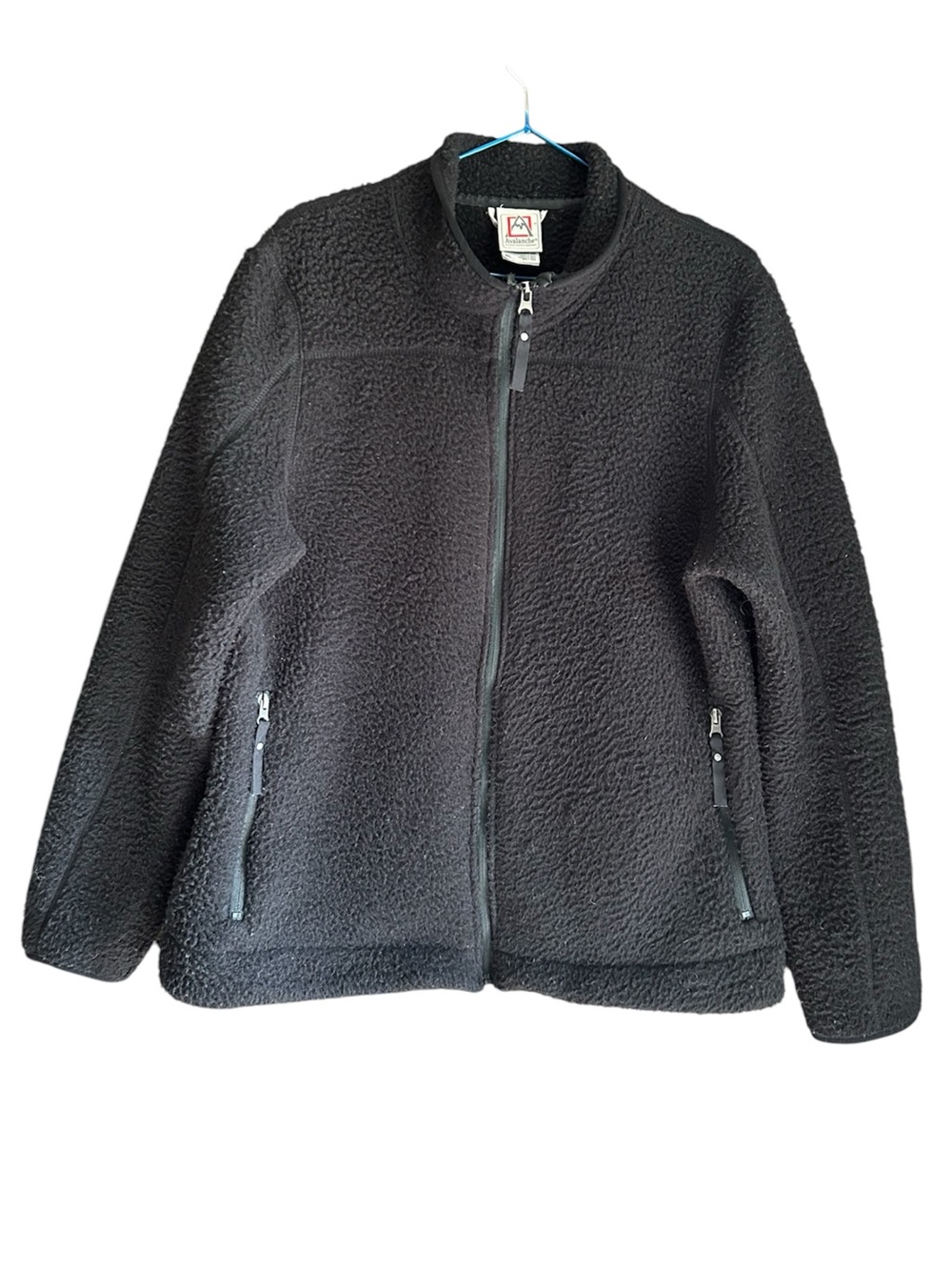 Avalanche Black Sherpa Fleece Jacket